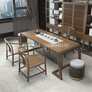 新中式茶桌椅组合--8442